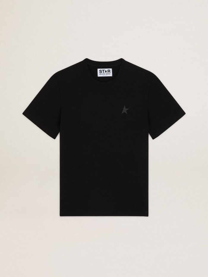 GOLDEN GOOSE Men's Star Collection T-Shirt With Tone-One-Tone Logo - immagine 4